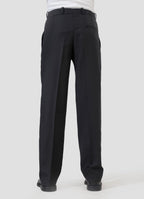 Black Single Pleated Pants