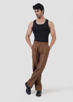 Black Ribbed Tank Top